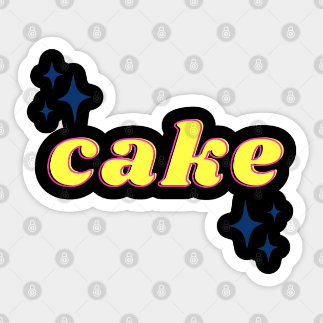 Cake Sticker by Spatski